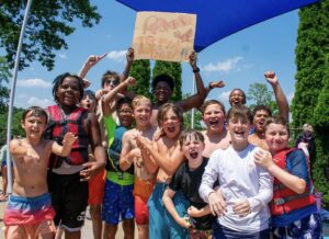 Kids engaged in summer camp